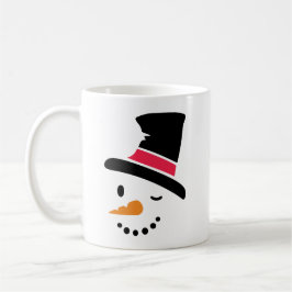 Caneca de café do Natal do boneco de neve