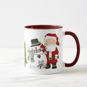 Caneca de café do Natal do papai noel