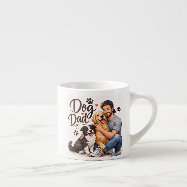 Caneca de Café do Pai de Cachorro Legal – Presente (Direita)