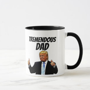 CANECA DE CAFÉ DO PAI, DIVERTIDO DONALD TRUMP