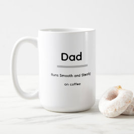 Caneca de café do papai – Funciona suave e constan