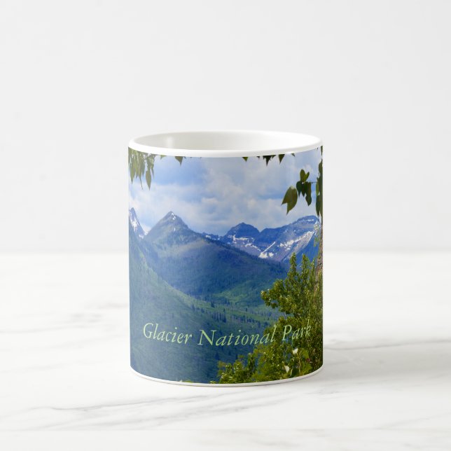 Caneca de café do parque nacional de geleira (Centro)
