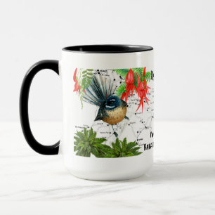 Caneca de Café do Pássaro Nativo da Nova Zelândia