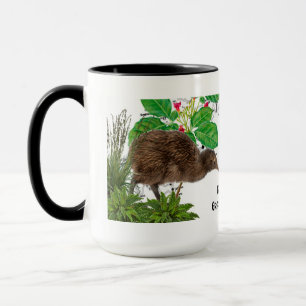 Caneca de Café do Pássaro Nativo da Nova Zelândia