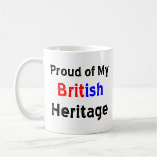 caneca de café do patrimônio britânico
