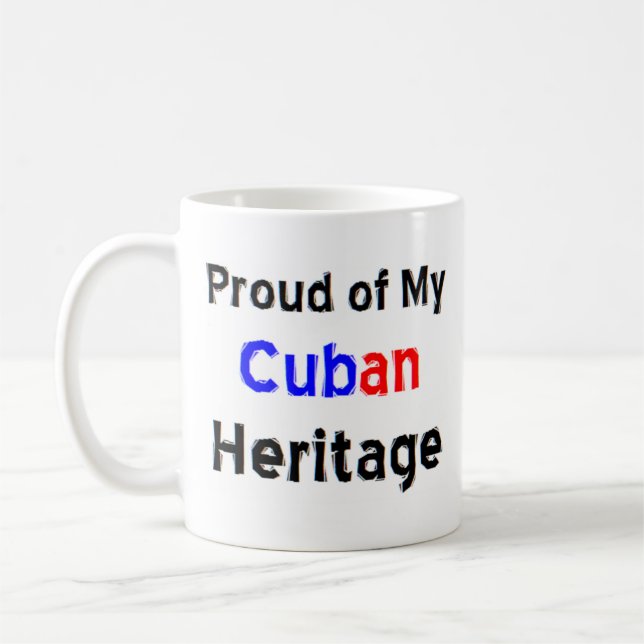 caneca de café do patrimônio cubano (Esquerda)