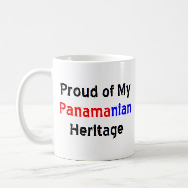 caneca de café do patrimônio panamenho (Esquerda)