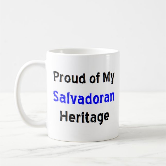 caneca de café do patrimônio salvadorenho (Esquerda)