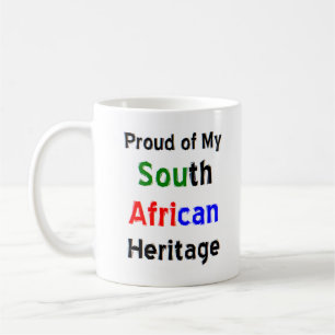 caneca de café do patrimônio sul africano