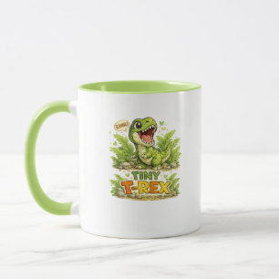 Caneca de Café do Pequeno T-Rex Dinossauro Fofo