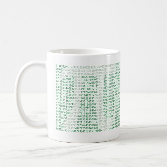 Caneca de café do Pi (Esquerda)