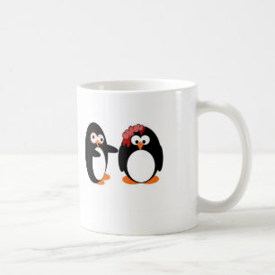 Caneca de café do pinguim do zombi