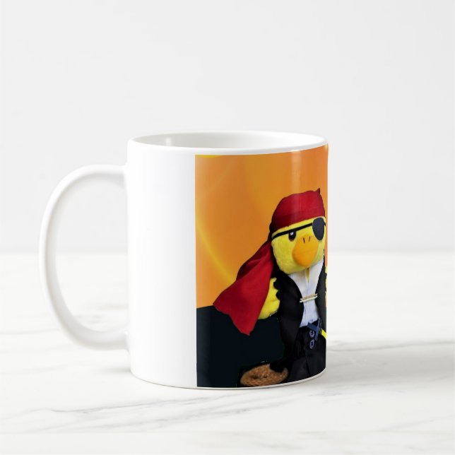 Caneca de Café do Pirata Danny Duck (Esquerda)