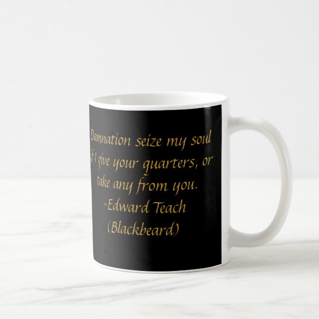 Caneca de café do pirata de Blackbeard (Direita)