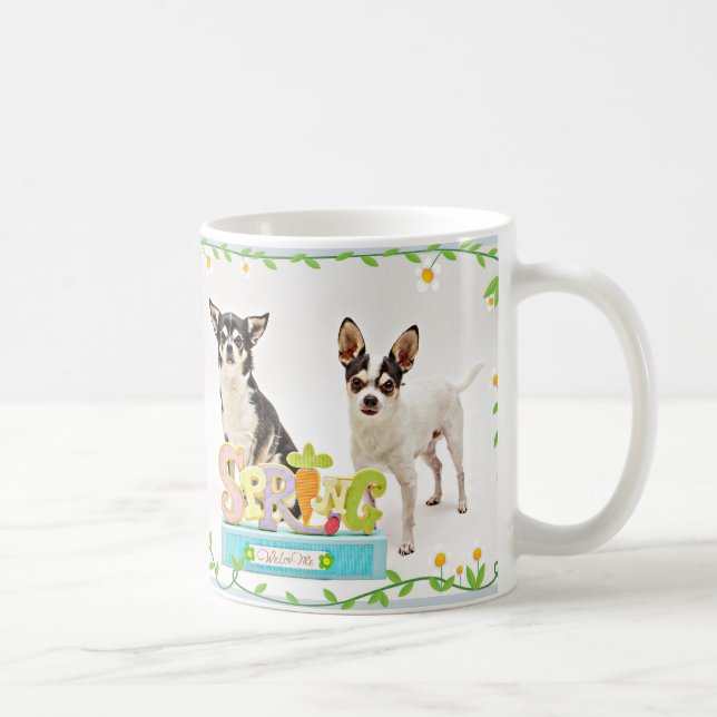 Caneca De Café do primavera Chihuahua (Direita)