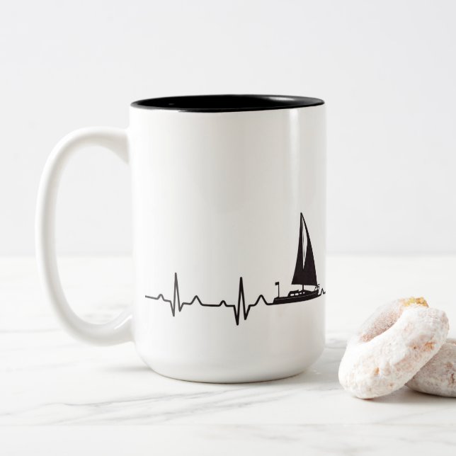 Caneca de café do pulso do barco (Com Donut)