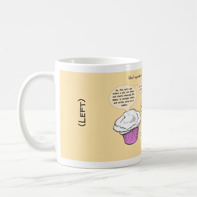 Caneca De Café "Do que os cupcakes falam" Coffee Mug (Esquerda)