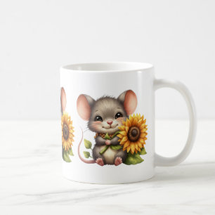 Caneca de Café do Rato de Outono