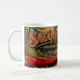 Caneca de Café do Rio Saco Fryeburg Maine