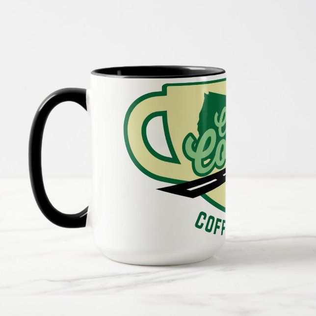Caneca de café do Roadshow do café de Cross County (Esquerda)