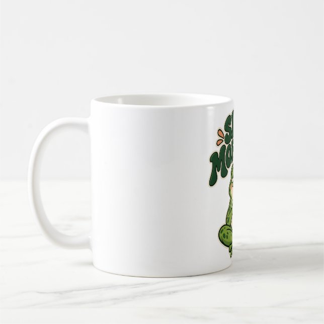 Caneca de Café do Sapo Bonito das Manhãs Lentas (Esquerda)
