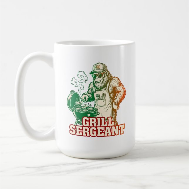 Caneca de Café do Sargento da Churrasqueira Bigfoo (Esquerda)