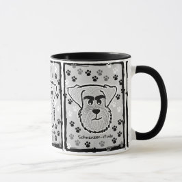 Caneca de café do Schnauzer