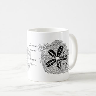 Caneca de café do Seashell de Listakora -