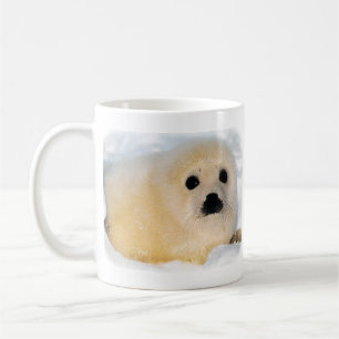 Caneca de café do selo de bebê