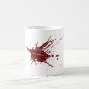 Caneca De Café Do "Splatter sangue "