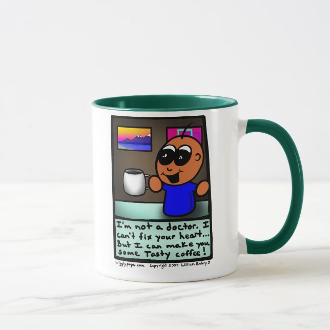 Caneca de café do Sr. Wigglypops Factura Saboroso (Direita)