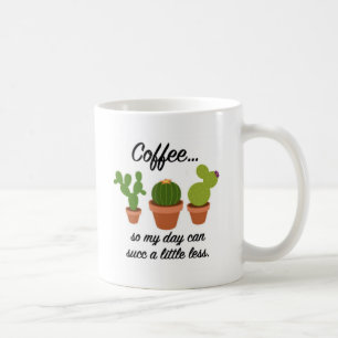 Caneca de café do Succulent - canhota