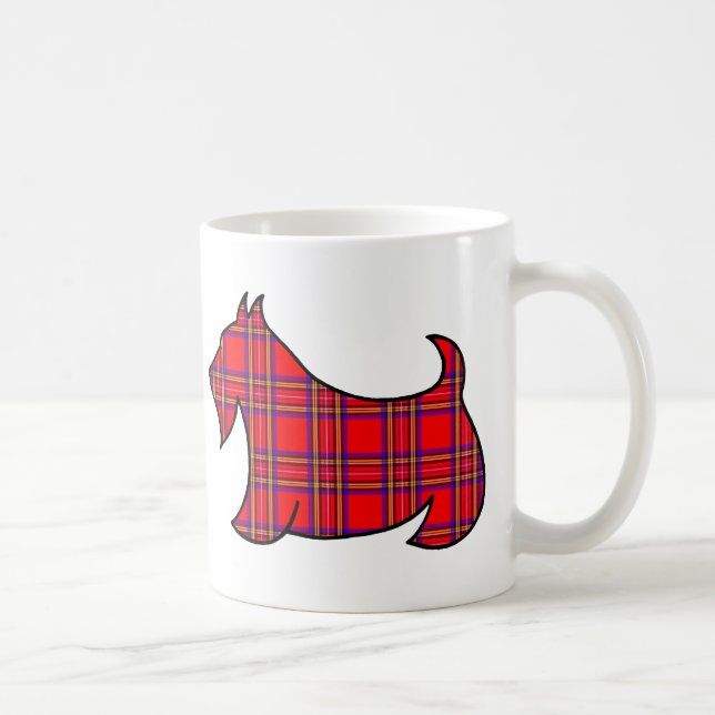 Caneca de Café do Terrier Escocês (Direita)