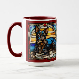 Caneca de café do terrier escocês fofo