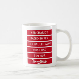 Caneca de café do tinir 2 do Burma-Shave