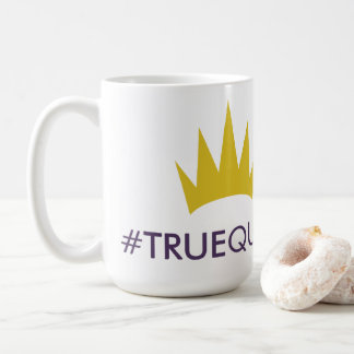 Caneca de café do #TRUEQUEEN da tiara