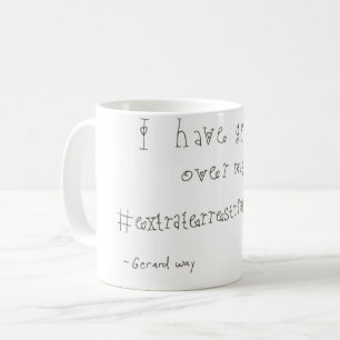Caneca de café do Tweet de Gerard Way