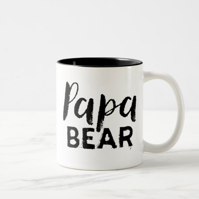Caneca de café do urso da papá (Direita)