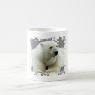 Caneca de café do urso polar