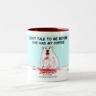 Caneca de café do urso polar