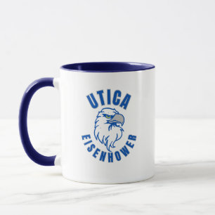 Caneca de café do Utica Eisenhower High School Mic