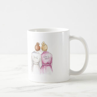 Caneca De Café Do VAZIO matrona vermelha do bolo do Bl da noiva