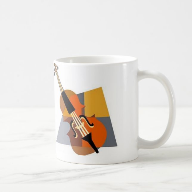 Caneca de café do violoncelo (Direita)