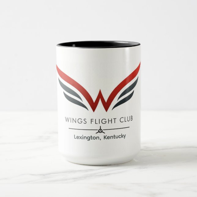 Caneca de Café do Wings Flight Club (Centro)