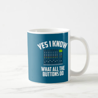 Caneca De Café Do Yes Know What All Buttons