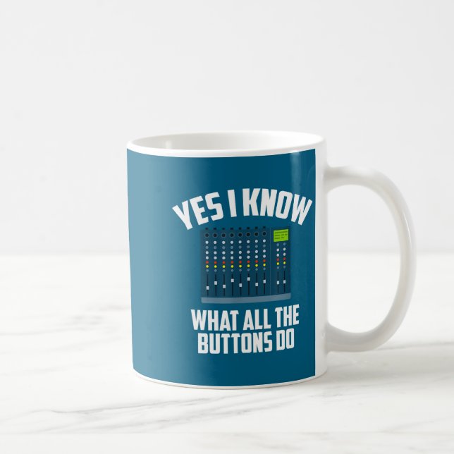 Caneca De Café Do Yes Know What All Buttons (Direita)