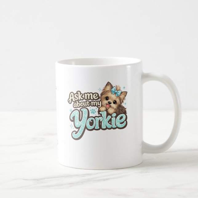Caneca de Café do Yorkie (Direita)