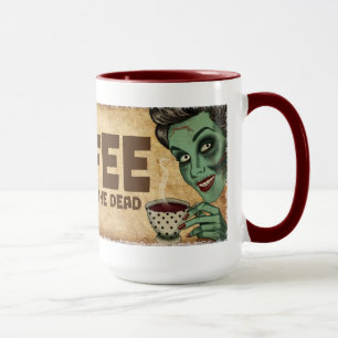Caneca de café do zombi
