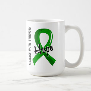 Caneca De Café Doação de órgão da esperança 5 da fé da cora