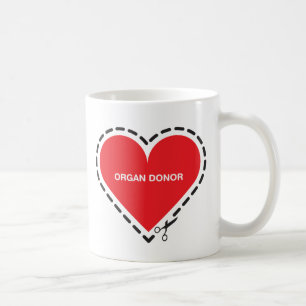 Caneca De Café Doador de Órgãos